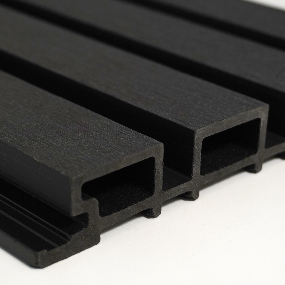 REVESTIMIENTO EXTERIOR WPC BLACK HABITARE / 2900x219x26mm Revestimiento Exterior Wpc Black Habitare / 2900x219x26mm
