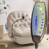 Sillónsillón Masajeador Poltrona Con Control Remoto Y Soporte Para Celular BEIGE