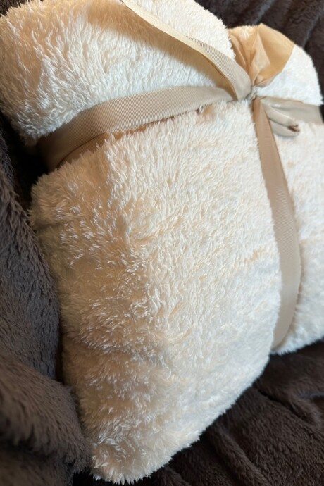 Manta Teddy Beige claro