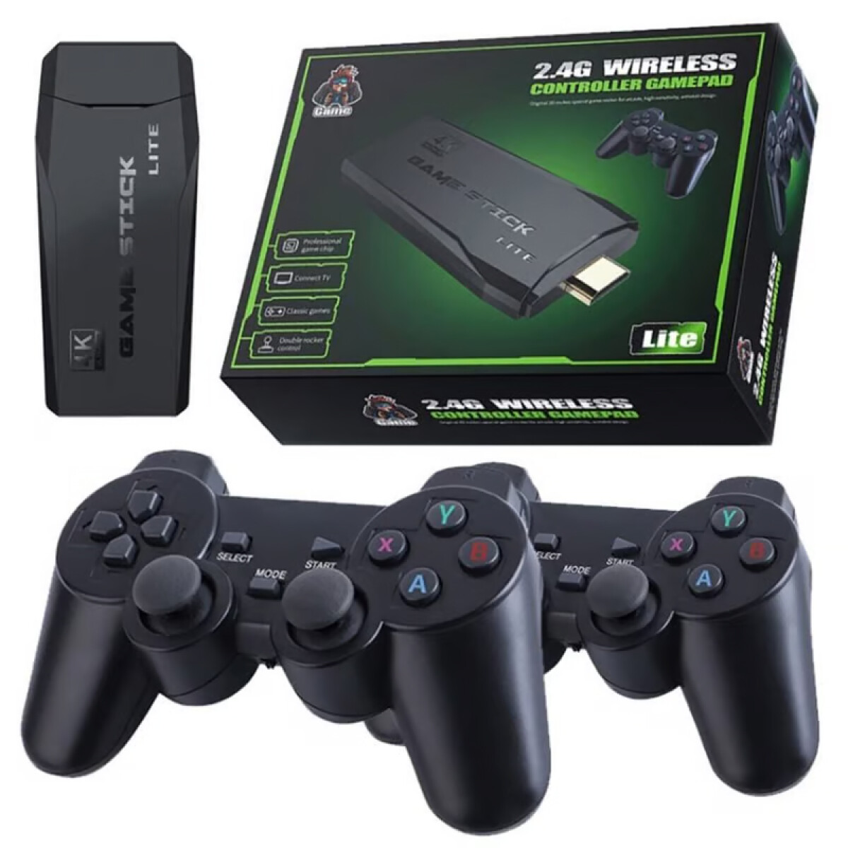 Mini Consola Inalambrica HDMI + 2 Joystick 