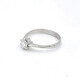 Anillo Solitario En Platino Y Brillante Anillo Solitario En Platino Y Brillante