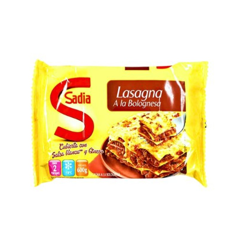 Lasagna Bolognesa Sadia - 600 grs Lasagna Bolognesa Sadia - 600 grs