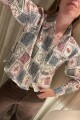 Camisa Azar Print Ludika Camisa Azar Print Ludika