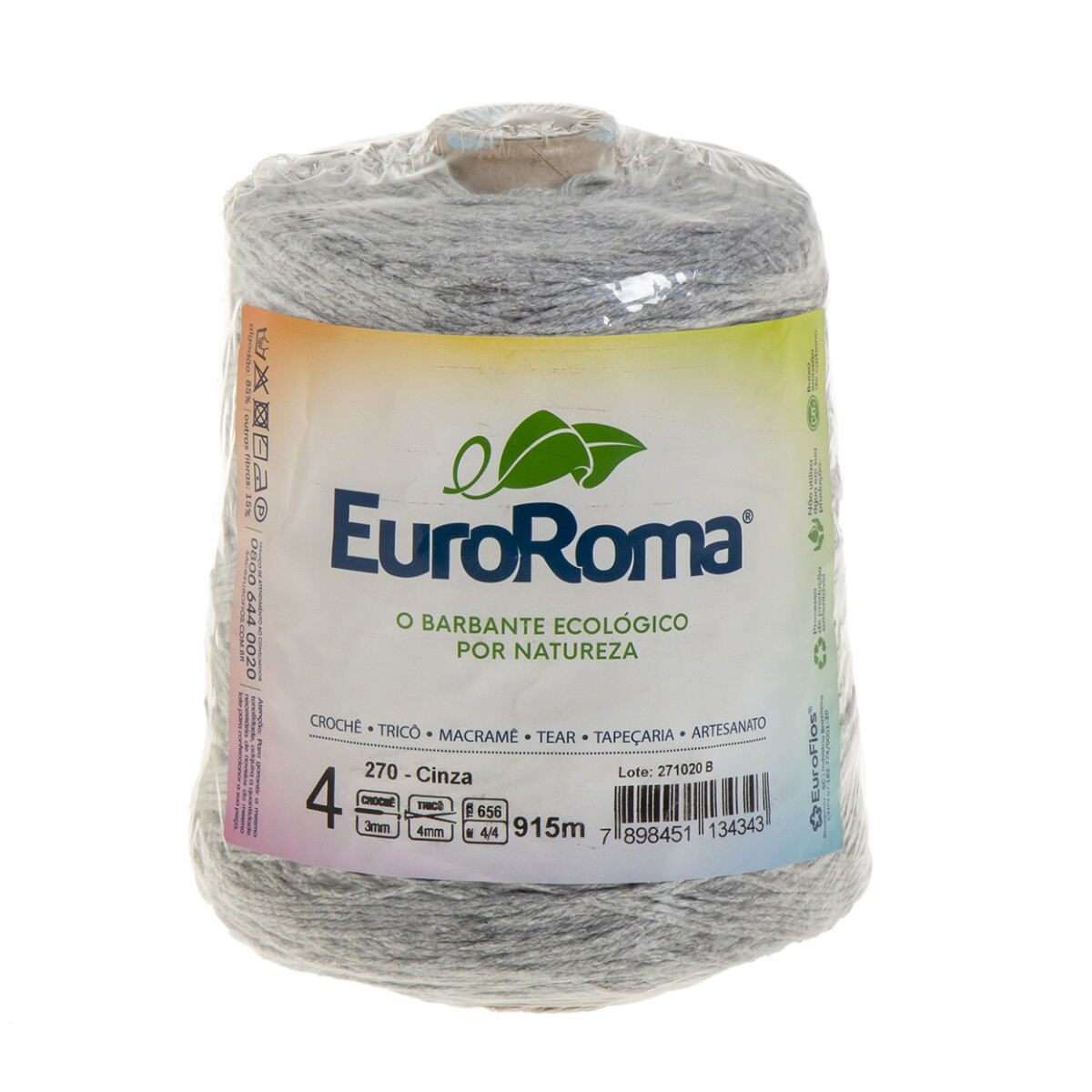 Euroroma algodón Colorido manualidades - cinza 