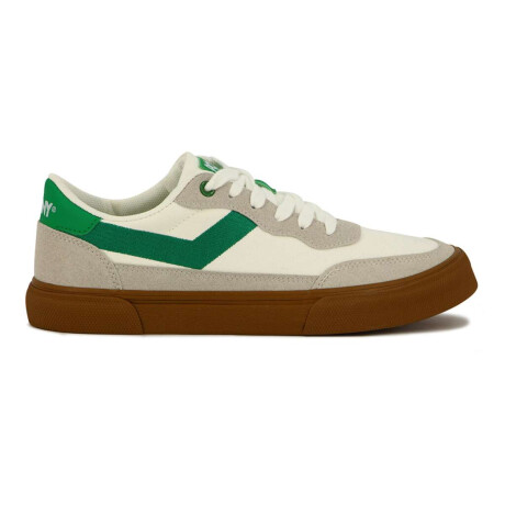 Pony Champion Casual Bronx Hombre Canva-Suede Blanco-Verde