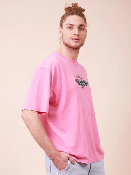 T-SHIRT RUSTY PARME ROSADO