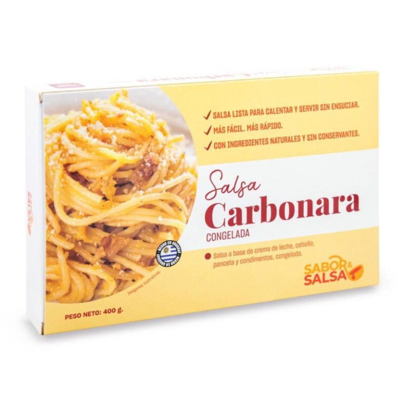 Salsa carbonara Sabor y Salsa - 400 gr Salsa carbonara Sabor y Salsa - 400 gr