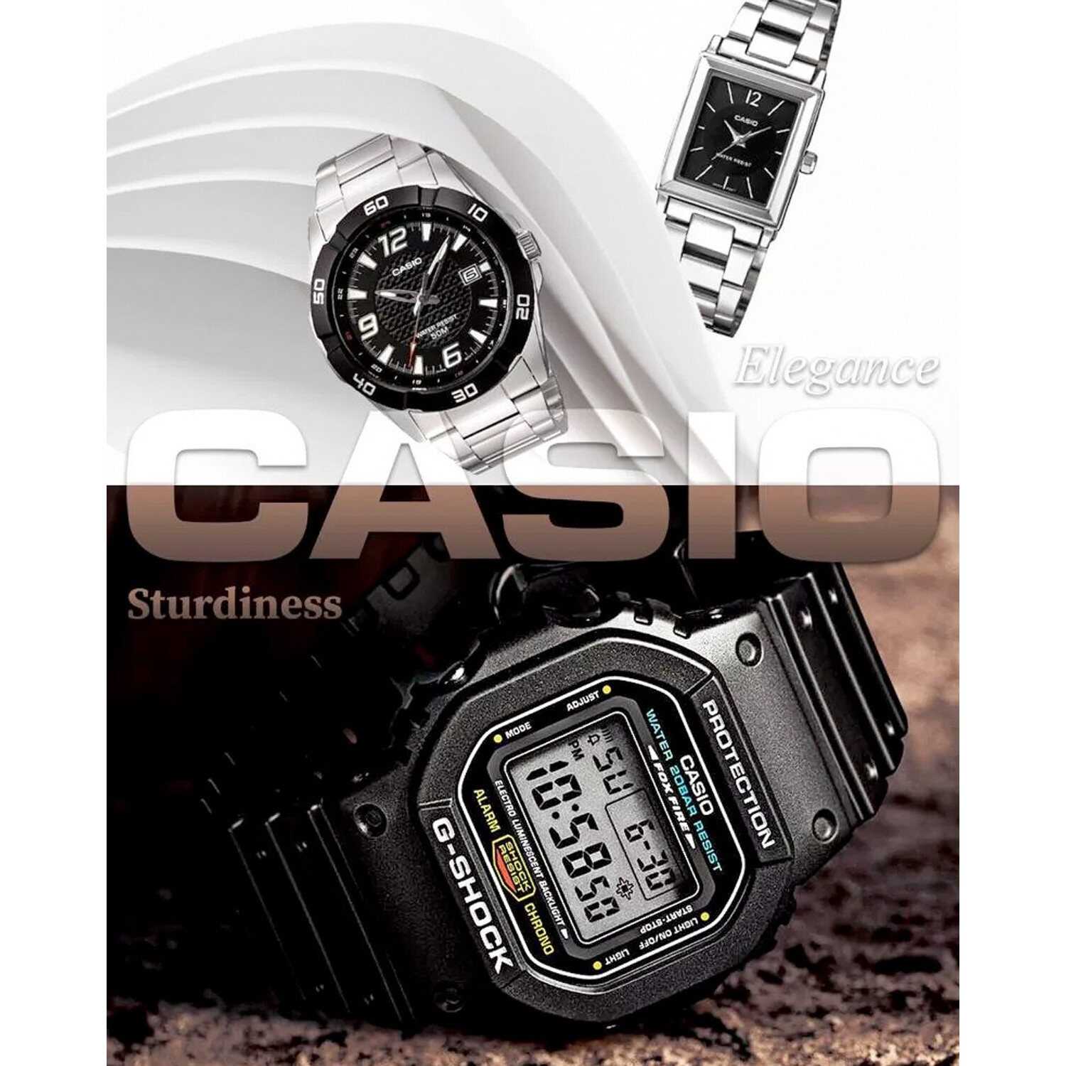 Reloj Analogo Casio MTP 1374L Resistente Al Agua Dorado Electroventas