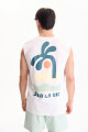 Remera Tropical Blanco