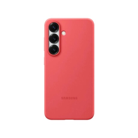 Funda Samsung Silicone Case para Galaxy S25 Red