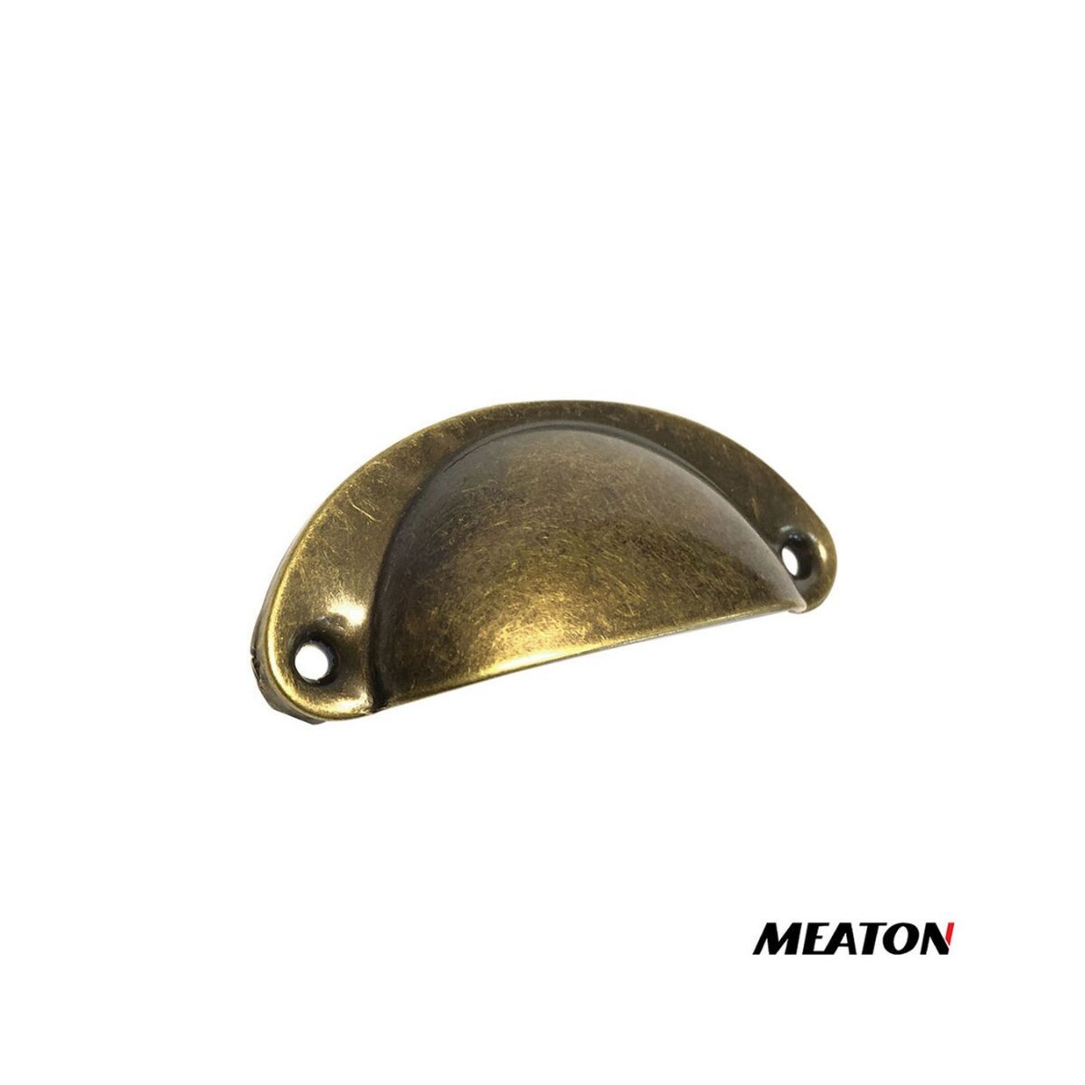 Tirador Tipo Conchilla Bronce Antiguo 64mm Meaton 