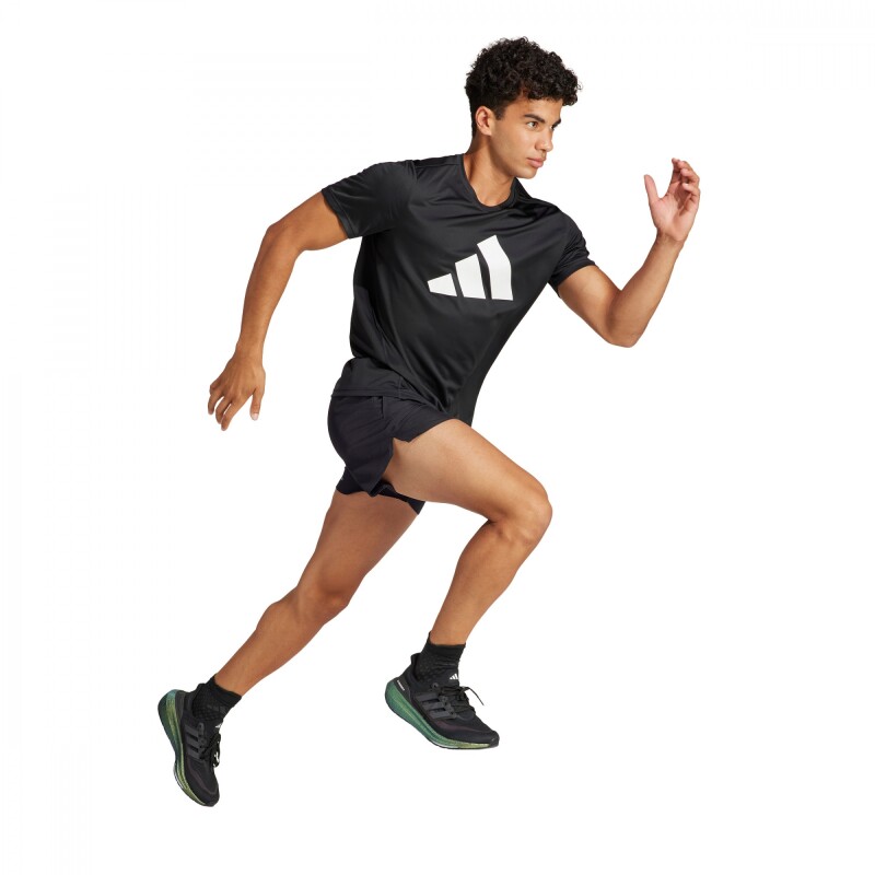 Camiseta Run It Tee de Hombre Negro