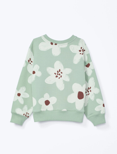BUZO ESTAMPADO INFANTIL VERDE