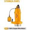 BOMBA SUMERGIBLE 1/2HP 370W 100L/MIN ALTURA 17M INGCO AMARILLO BOMBA SUMERGIBLE 1/2HP 370W 100L/MIN ALTURA 17M INGCO AMARILLO
