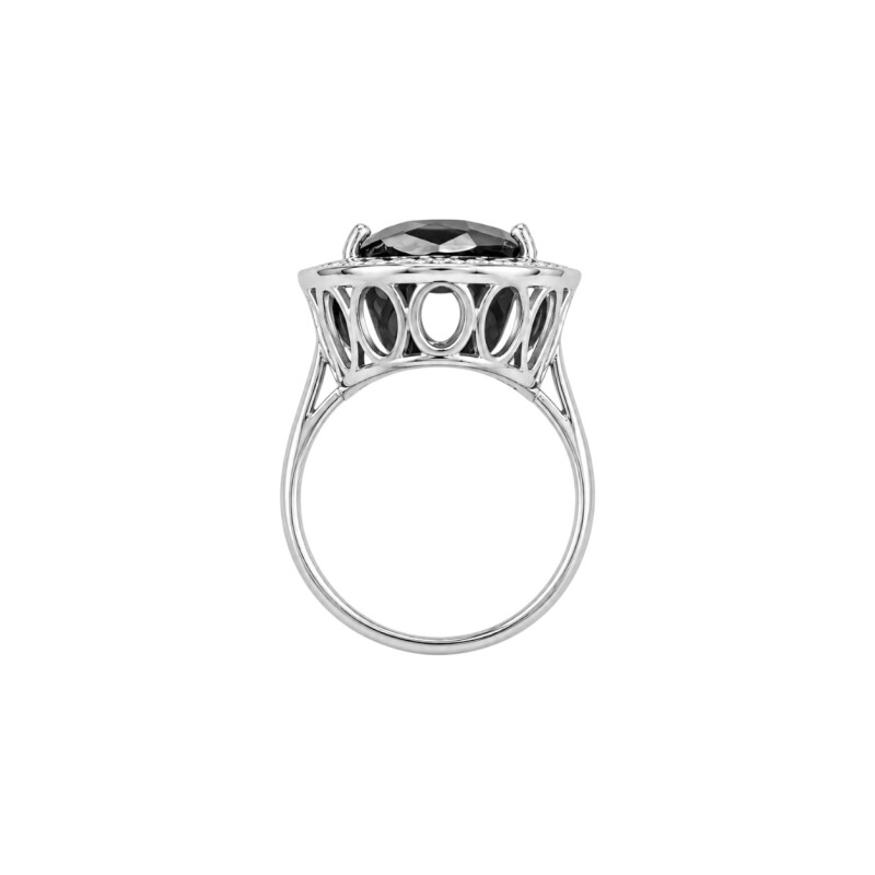 Anillo Oval - Plata 925 - Amatista Imperial y Zirconias AN4775 conpiedra