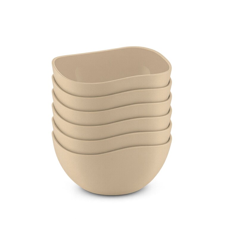 Set x6 Bowls de plástico 300ml CAPPUCCINO