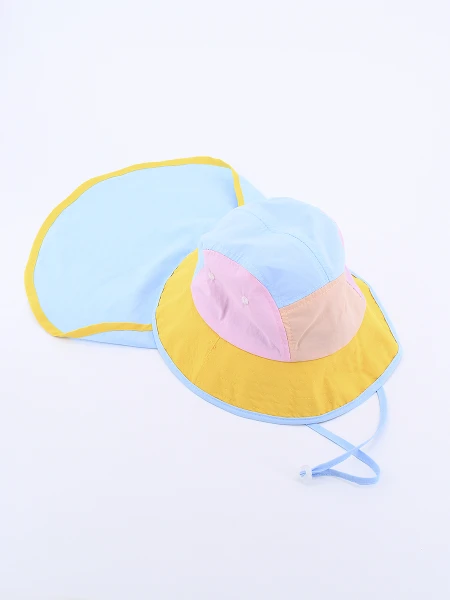 GORRO CON CUBRE NUCA AMARILLO