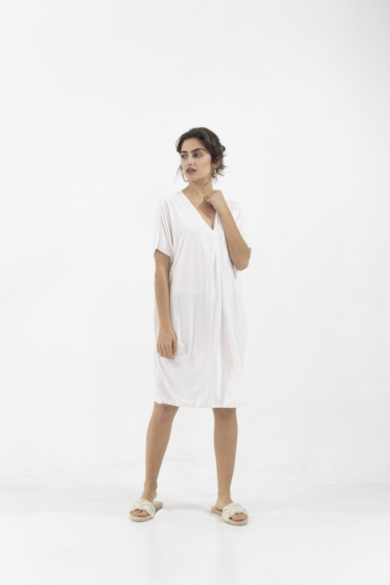 Vestido Momo - Blanco 