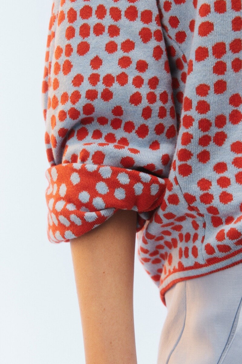 BUZO DOTS Naranja