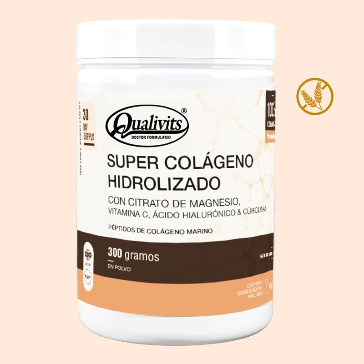 Qualivits super colágeno hidrolizado 300 g 