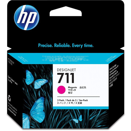 HP CZ135A 711 3PACK MAGENTA 29ML T120/T520/T530/T130 UK 2560