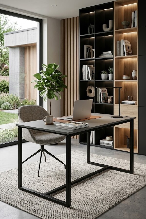 Mesa TB-02 Tapa gris