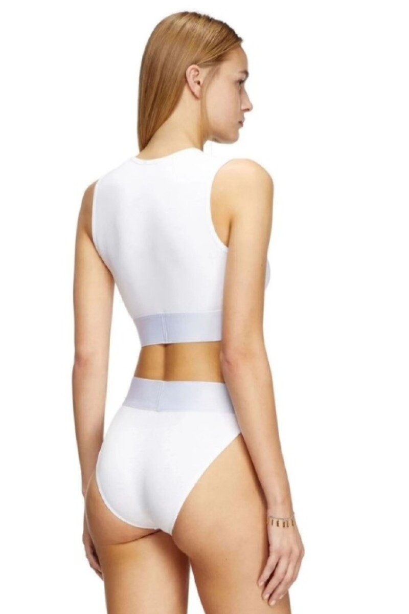 ADA-D-POP TANK Blanco