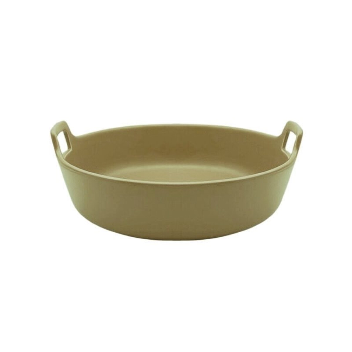 ENSALADERA C/ASAS CERAMICA 24x23x9CM BEIGE MATE 