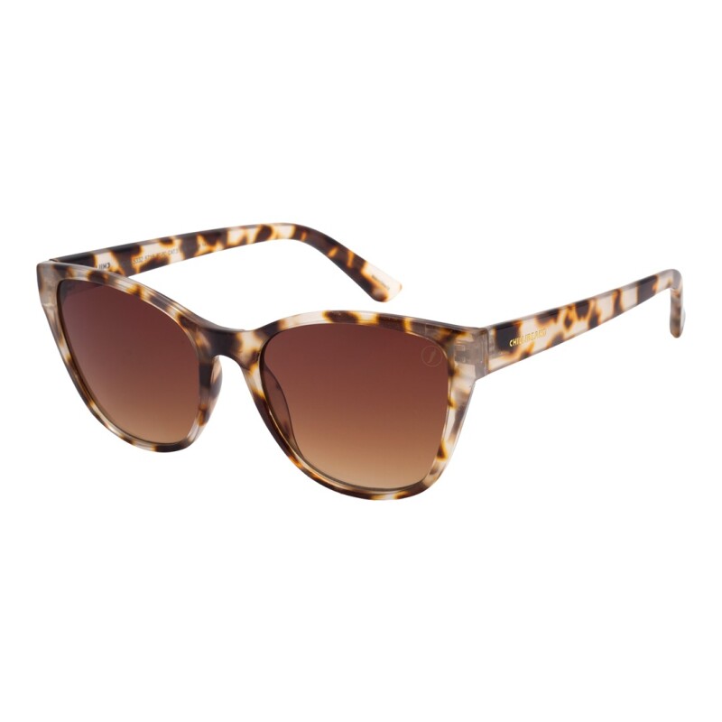 Lentes de Sol Chilli Beans Cancún Animal Print - Blanco