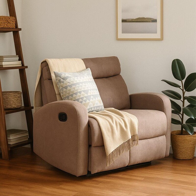 Reclinable Fine 2 cuerpos vison Reclinable Fine 2 cuerpos vison