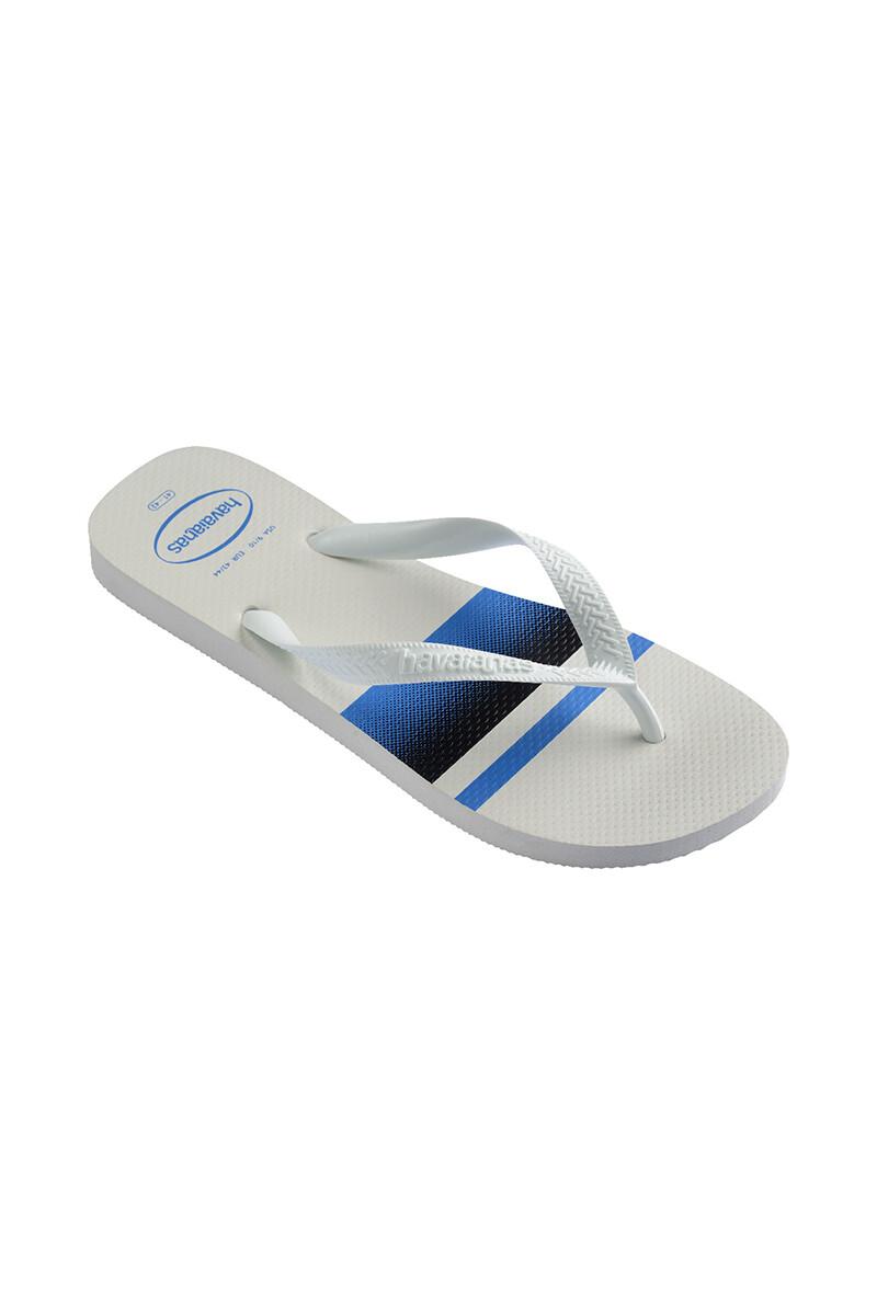 Chancletas Havaianas Blanco y Azul