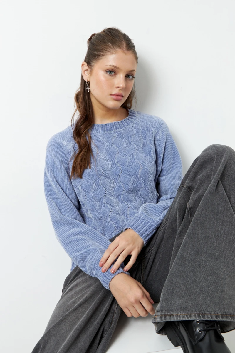SWEATER KALINEN Azul Melange