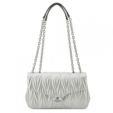 Jaslee Convertible Xbody Flap Silver