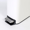 BASURERO INOX BLANCO C/PEDAL 8LTS Unica