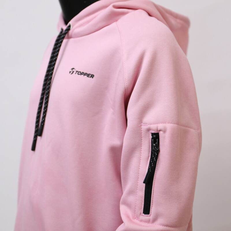 Canguro Infantil Topper Poly Fleece Rosa