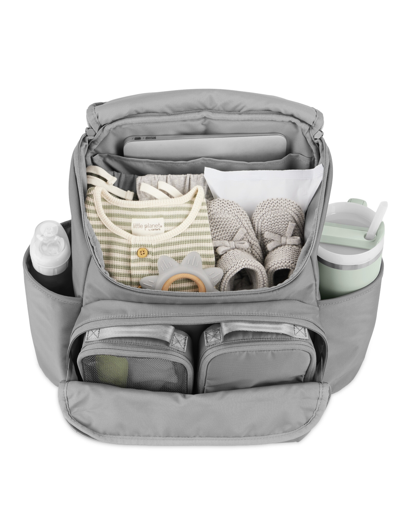 Mochila maternal Forma Next, gris Sin color