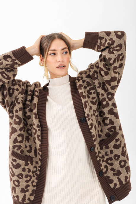 Cardigan Katty Chocolate