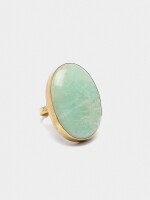 Anillo Maxi De Piedra azul