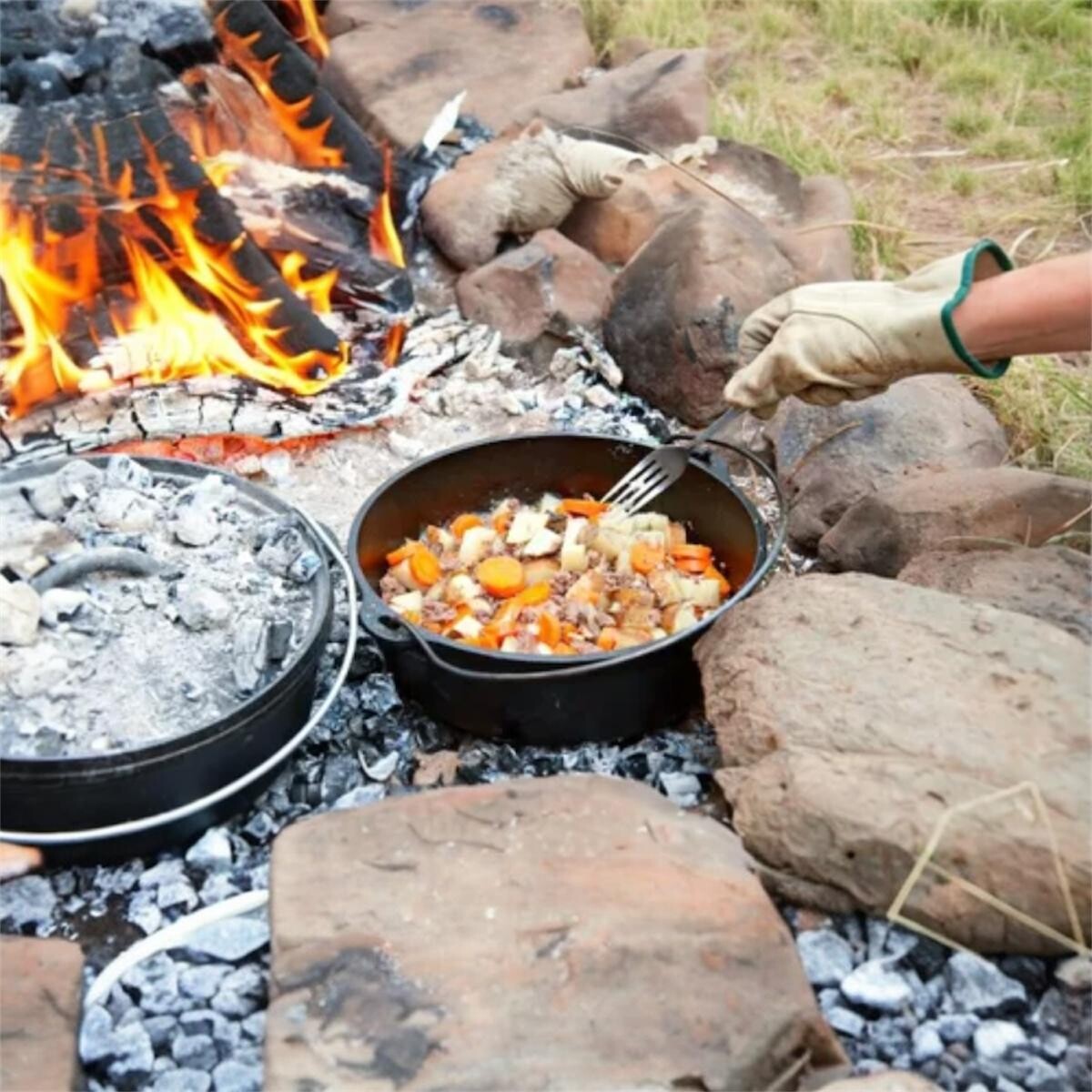Olla de Hierro sin Patas 