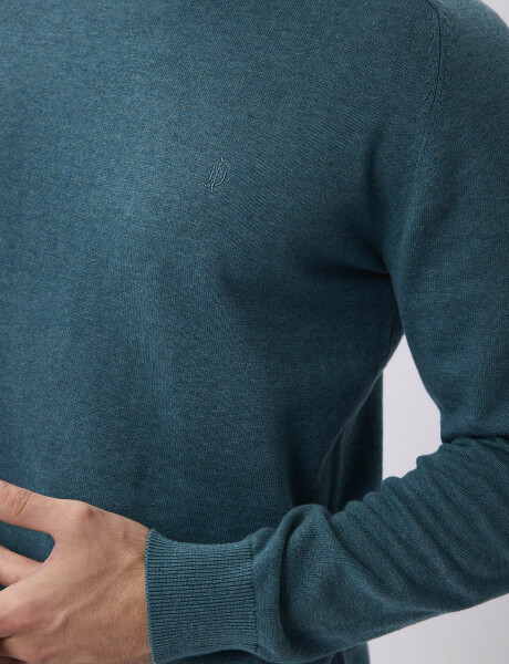 Sweater tejido Porto petroleo