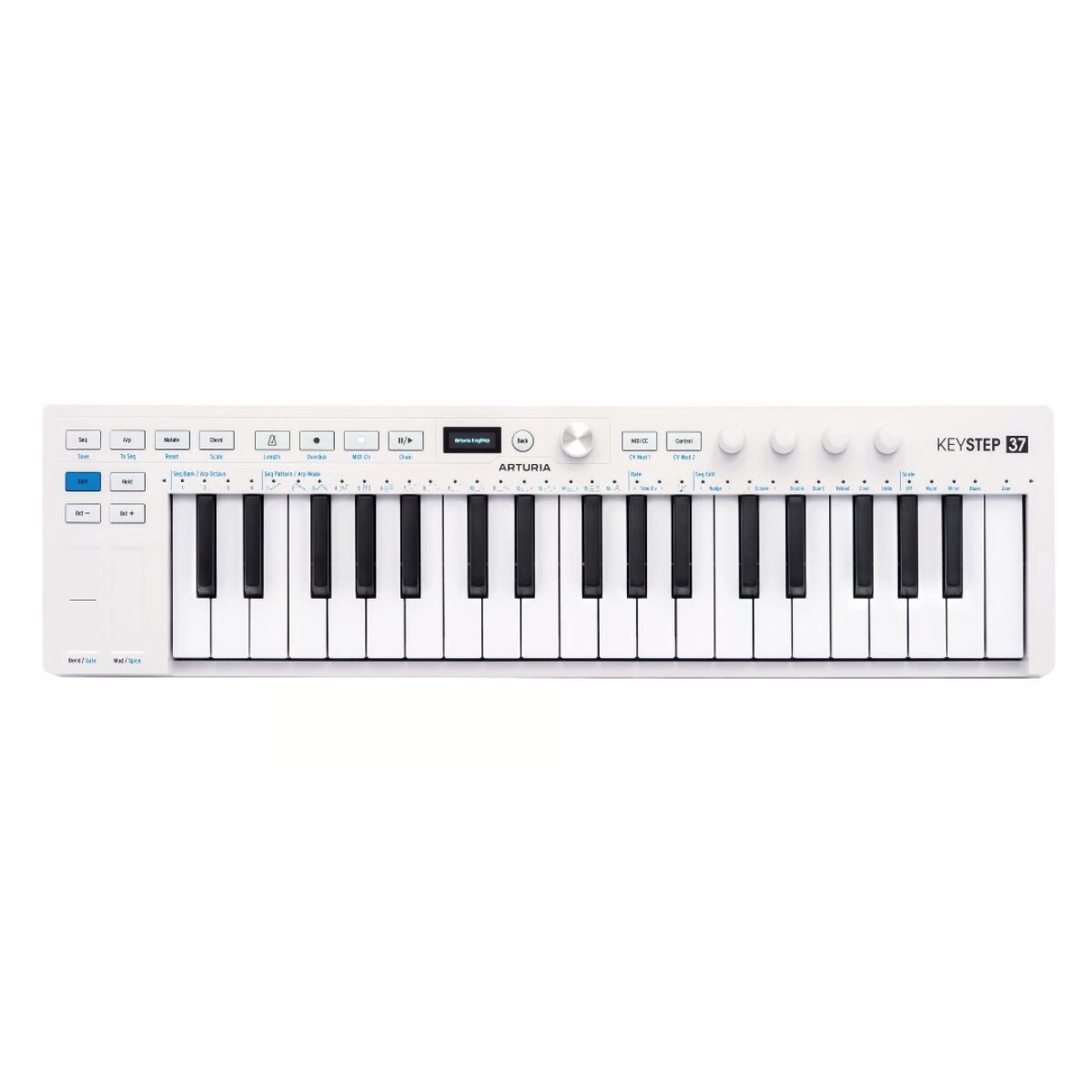 Controlador Midi Arturia Keystep Mk2 Pro 37 Teclas White 