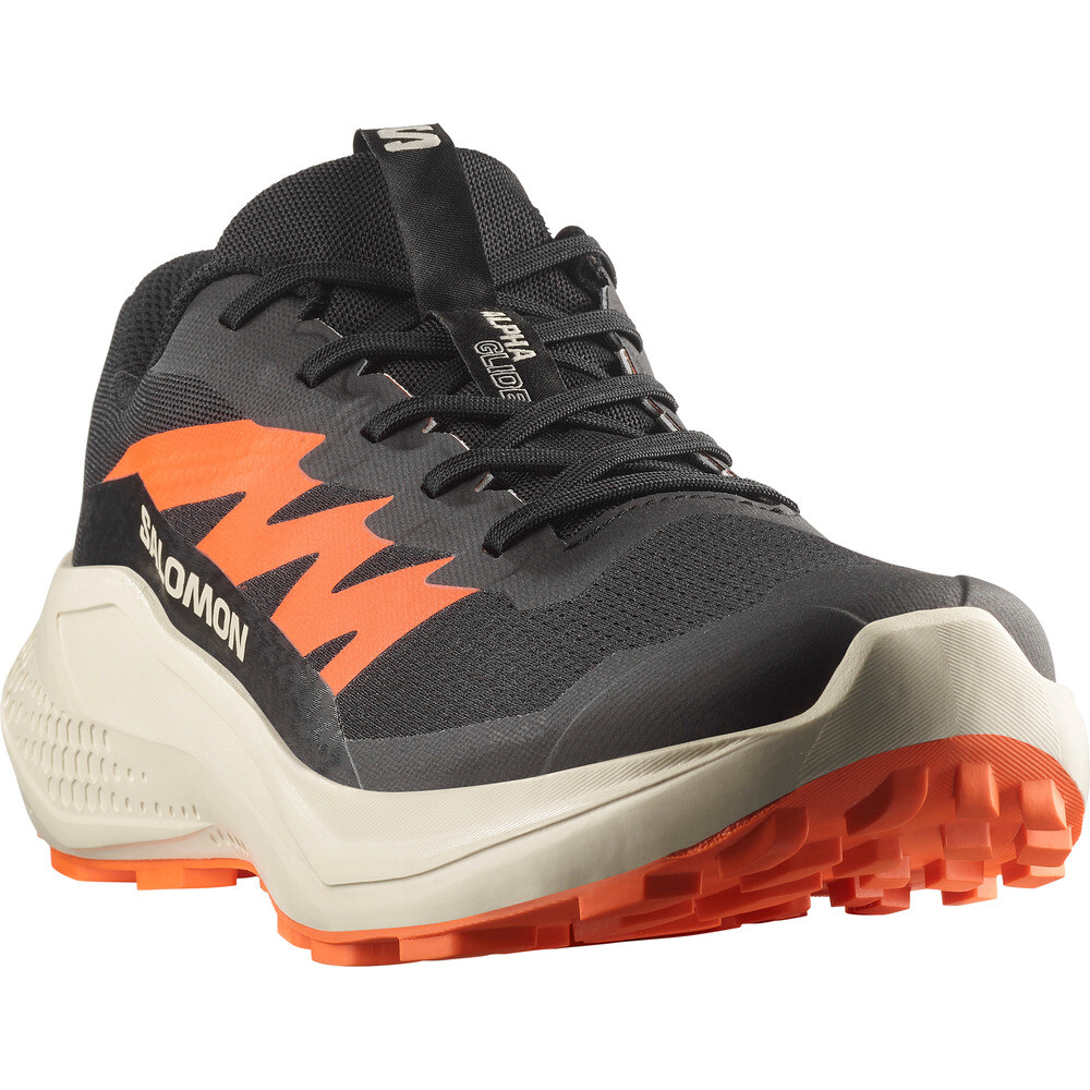 Zapatillas Trail Running Alphaglide Hombre Black/white/orange