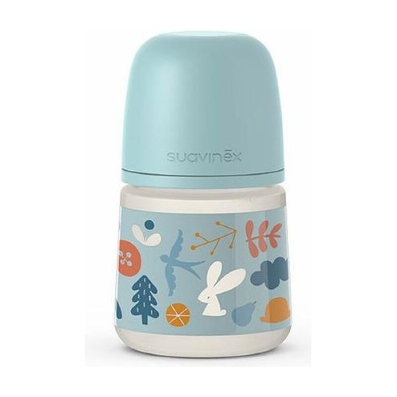 Mamadera Suavinex Sx Pro 150ml 0-3m Azul acero