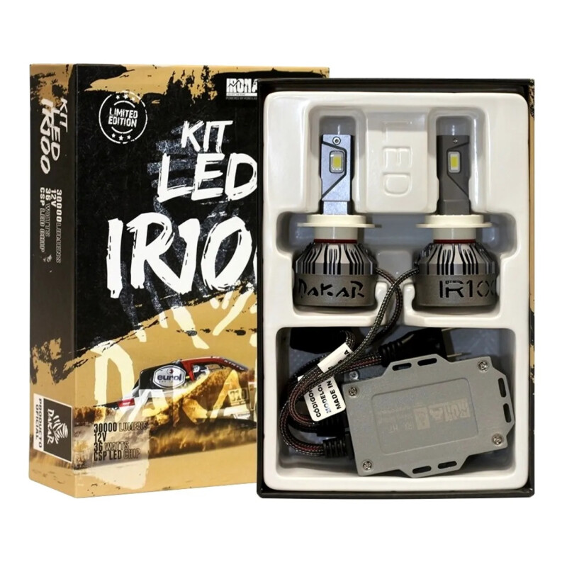 KIT LED H4 30.000LM / 36W - 6000K IR100 Kit Led H4 30.000lm / 36w - 6000k Ir100