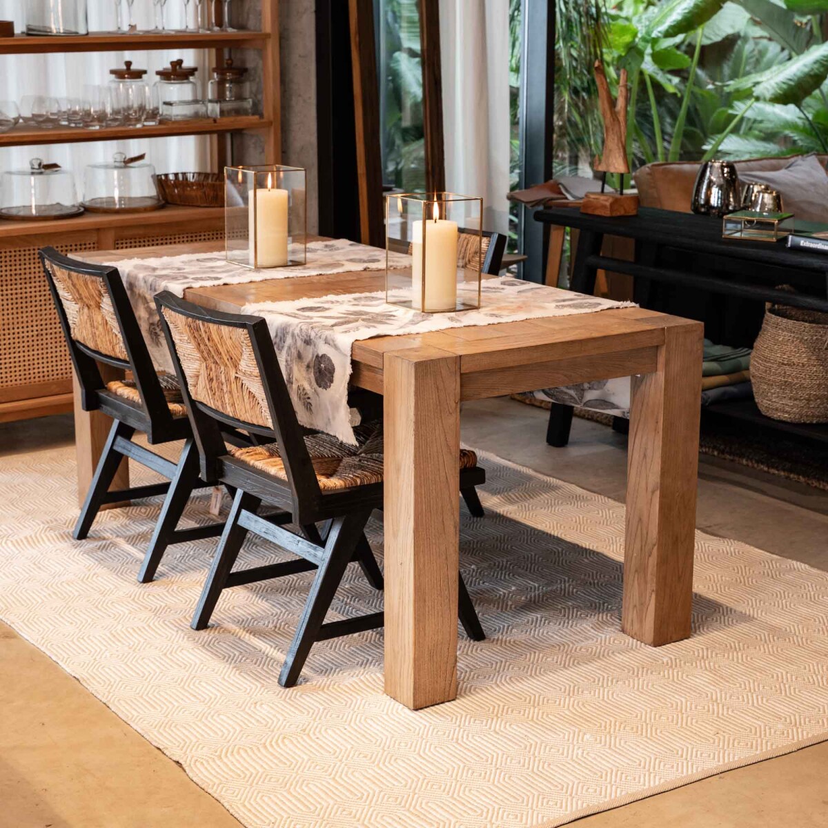 Mesa comedor Oak, 2.20 m 