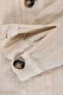 PREMIUM LINEN JACKET Almond