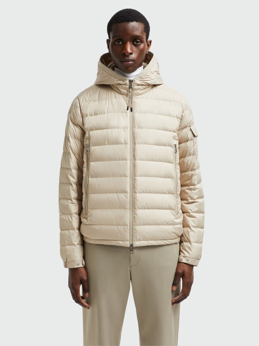 Moncler - Chaqueta rellena de plumas con capucha, Galion - Crema 