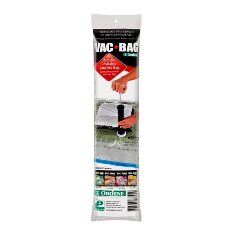 Bomba De Succión Para Bolsa Vac Bag NEGRO