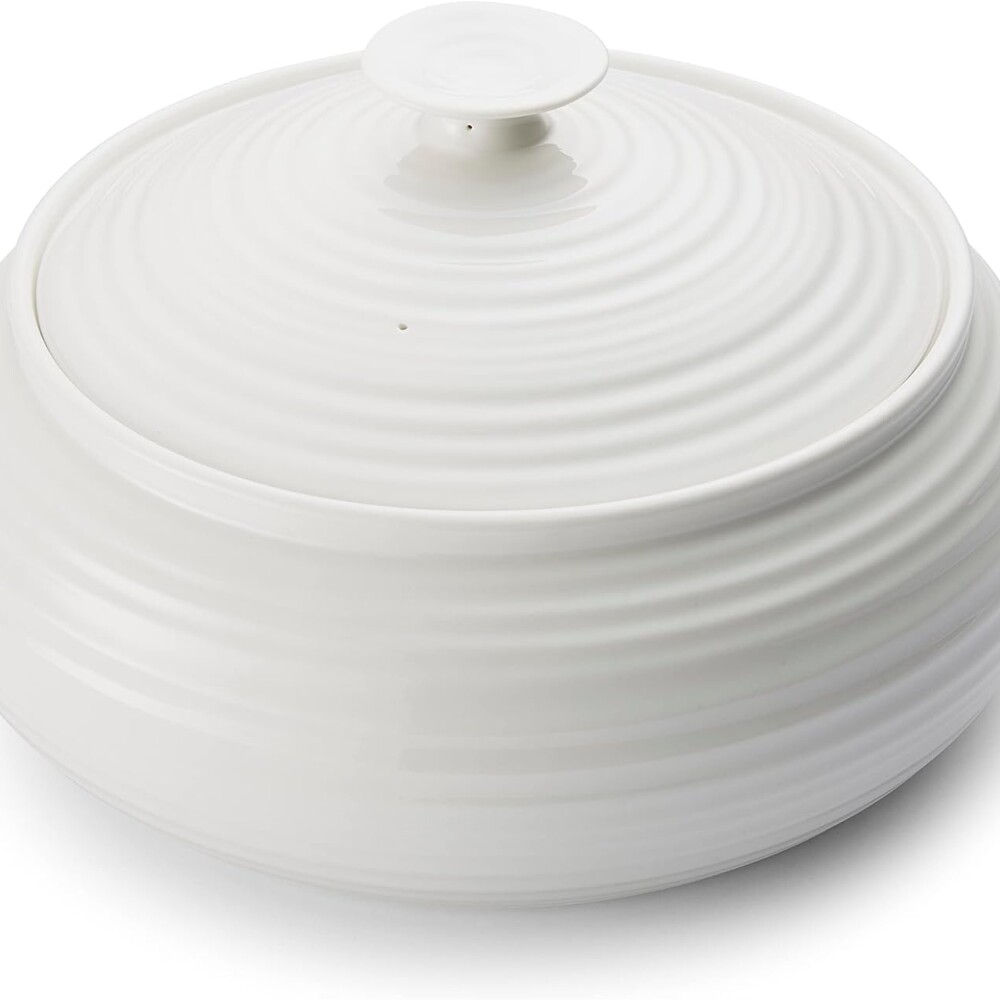PORTMEIRION S CONRAN CASEROLA REDONDA C/TAPA BLANCA PORTMEIRION S CONRAN CASEROLA REDONDA C/TAPA BLANCA