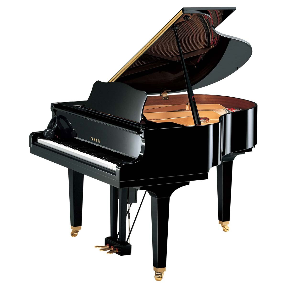 Piano Acústico Híbrido Yamaha Enspire St Disklavier Polished Ebony 